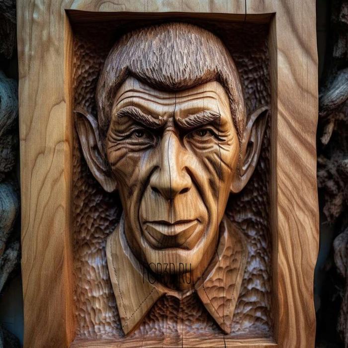 stl Star Trek mr Spock 1 stl model for CNC