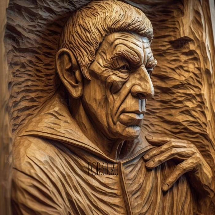 stl Star Trek mr Spock 2 stl model for CNC