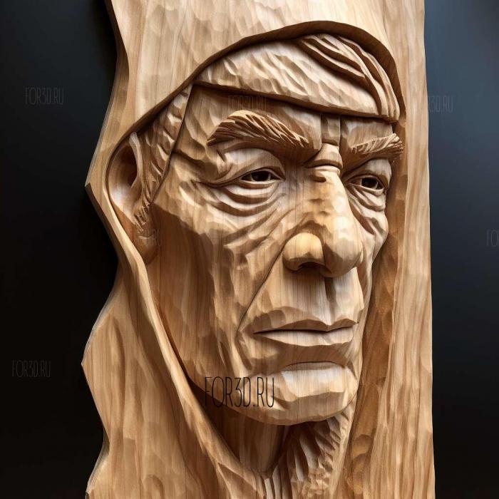 stl Star Trek mr Spock 4 stl model for CNC