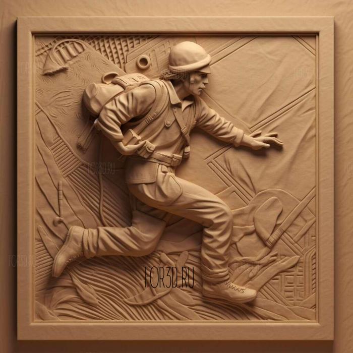 stl Ted Lasso series 3 stl model for CNC