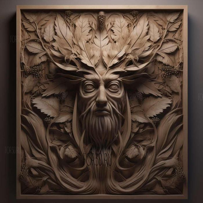 Hemlock Grove series 4 stl model for CNC
