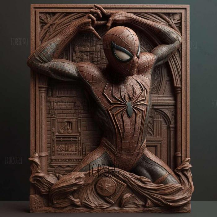 stl Spider Man Far from Home movie 2 stl model for CNC