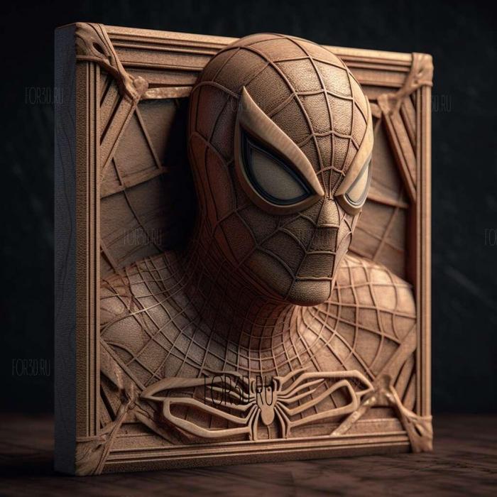 stl Spider Man Far from Home movie 4 stl model for CNC