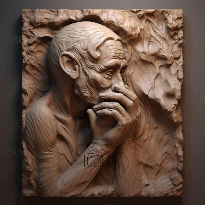 st Metathoracaphis isensis 1 stl model for CNC