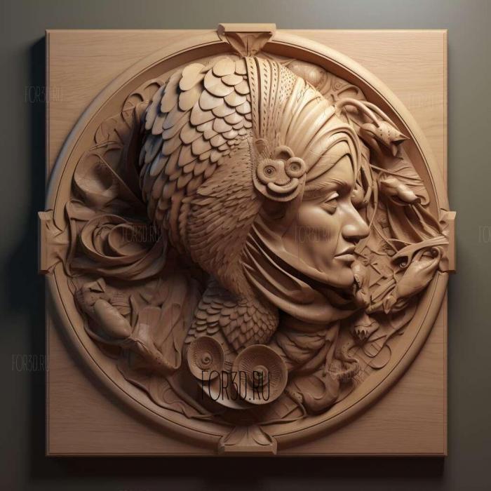 st Metathoracaphis isensis 4 stl model for CNC