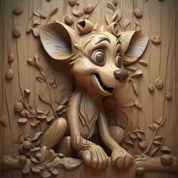 Stomper from Bambi 3 stl model for CNC