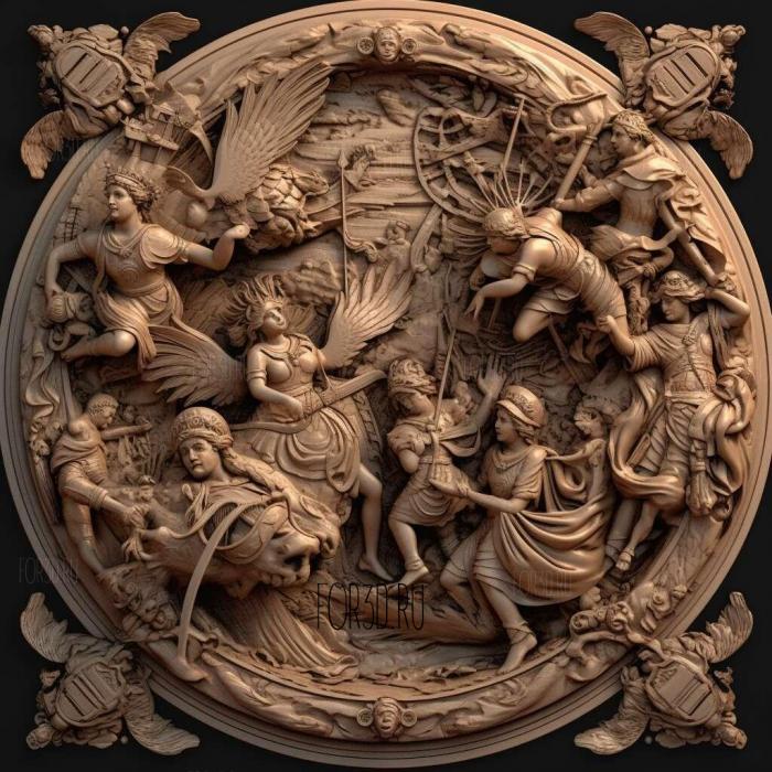stl Under the Banner of Heaven TV series 1 stl model for CNC