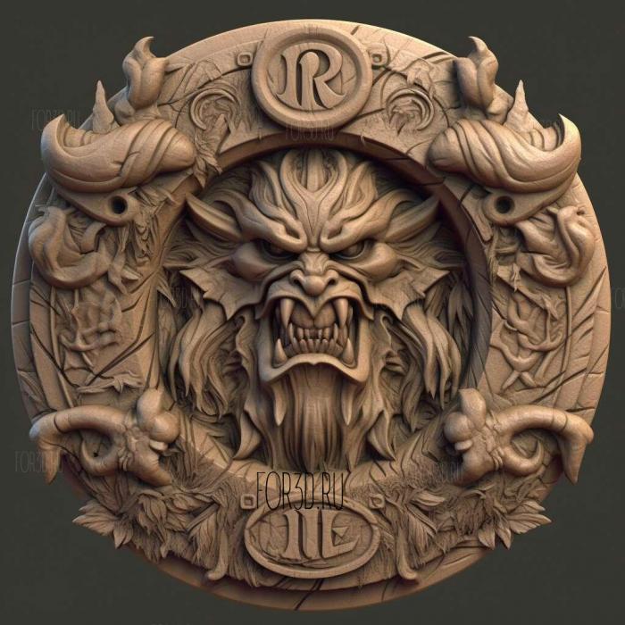 stl Trollhunters TV series 1 stl model for CNC