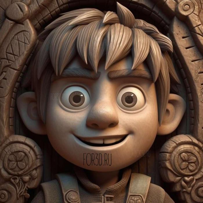 stl Trollhunters TV series 2 stl model for CNC