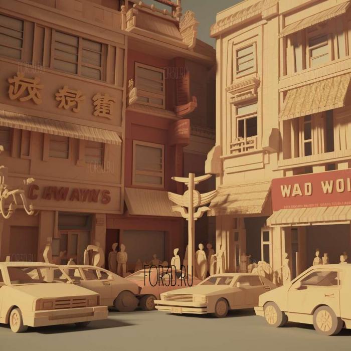 Grand Theft Auto Chinatown Wars 1 stl model for CNC
