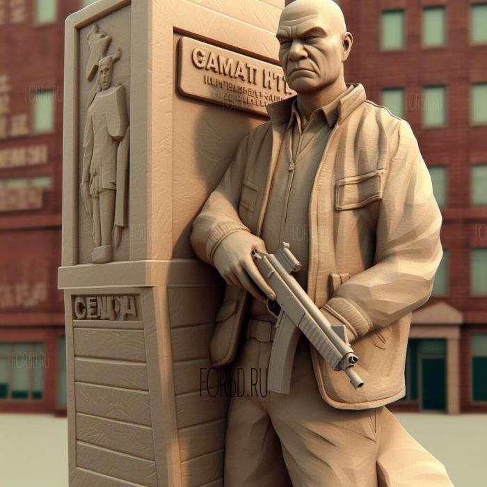 Grand Theft Auto Chinatown Wars 3 stl model for CNC