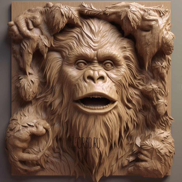 Harry and the Hendersons TV series 1 stl model for CNC