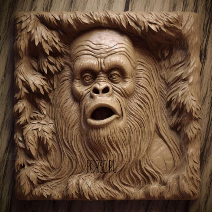 Harry and the Hendersons TV series 4 stl model for CNC