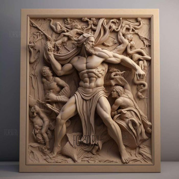 Shazam Rage of the Gods 4 stl model for CNC