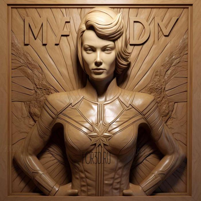 Hope van Dyne Marvel Universe 2 stl model for CNC