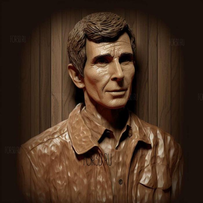 Norman Bates Psycho Anthony Perkins 1 stl model for CNC