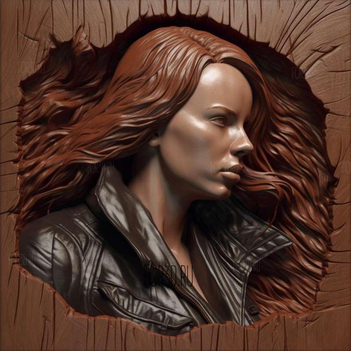 Natasha Romanoff or Black Widow 2 stl model for CNC