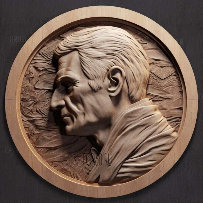 Hl Georg als Drachentter 1 stl model for CNC