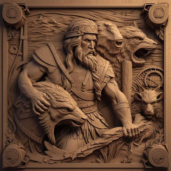 Hercules The Legendary Journeys TV series 2 stl model for CNC