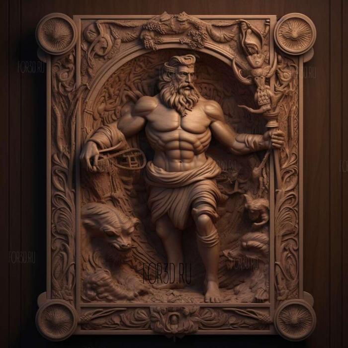 Hercules The Legendary Journeys TV series 4 stl model for CNC