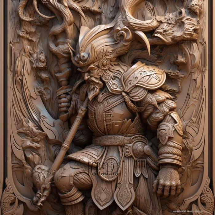 Stranger of Sword City 3 stl model for CNC