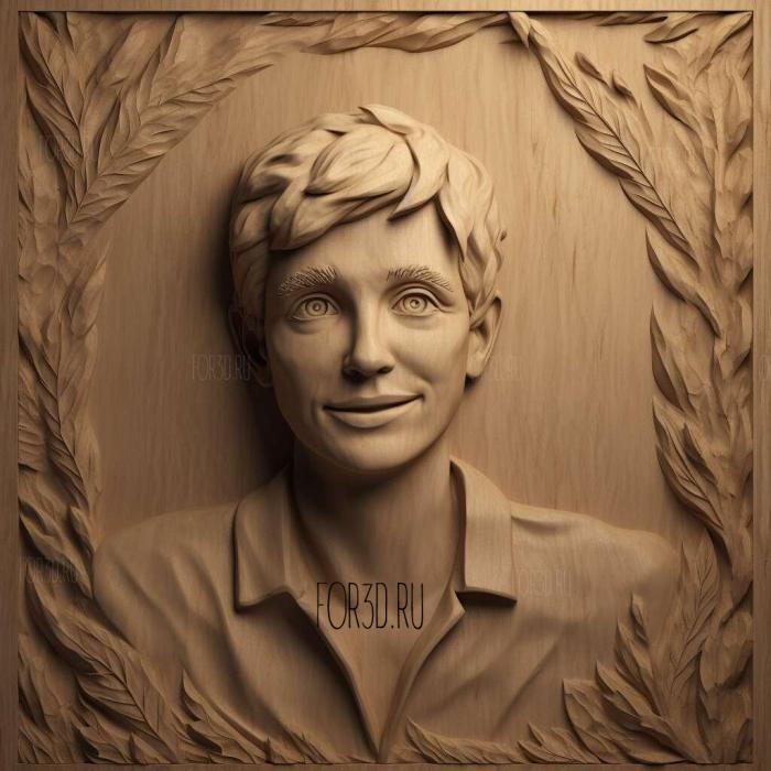 Ellen The Ellen DeGeneres Show TV series 3 stl model for CNC