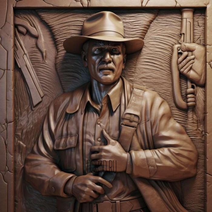 Indiana Jones and the Last Crusade movie 4 stl model for CNC