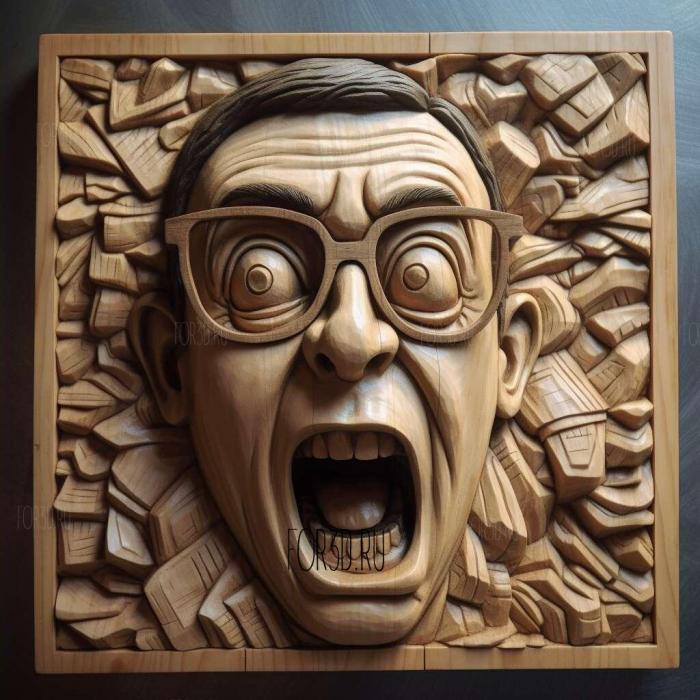 stl The Angry Video Game Nerd series 4 stl model for CNC