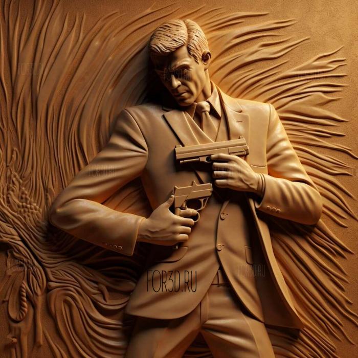 James Bond 007 Agent Under Fire 1 stl model for CNC