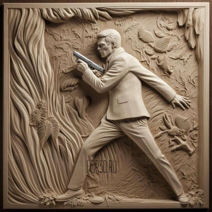 James Bond 007 Agent Under Fire 4 stl model for CNC