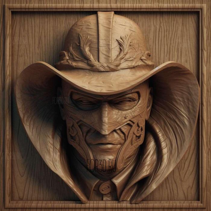 stl Zorro Mask movie 4 stl model for CNC