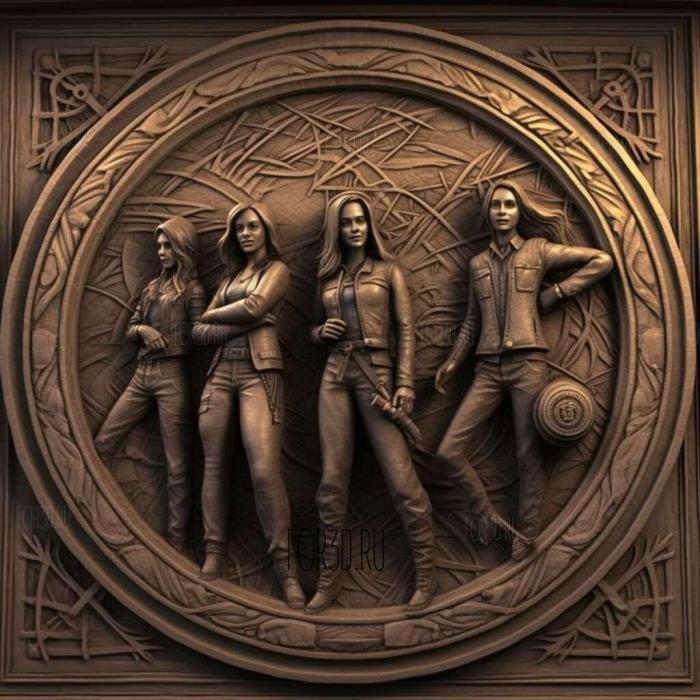 stl Vampire Academy TV series 1 stl model for CNC