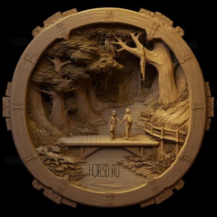 Bridge to Terabithia movie 3 stl model for CNC