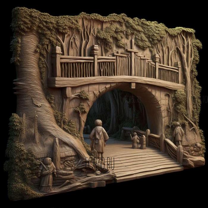 Bridge to Terabithia movie 4 stl model for CNC