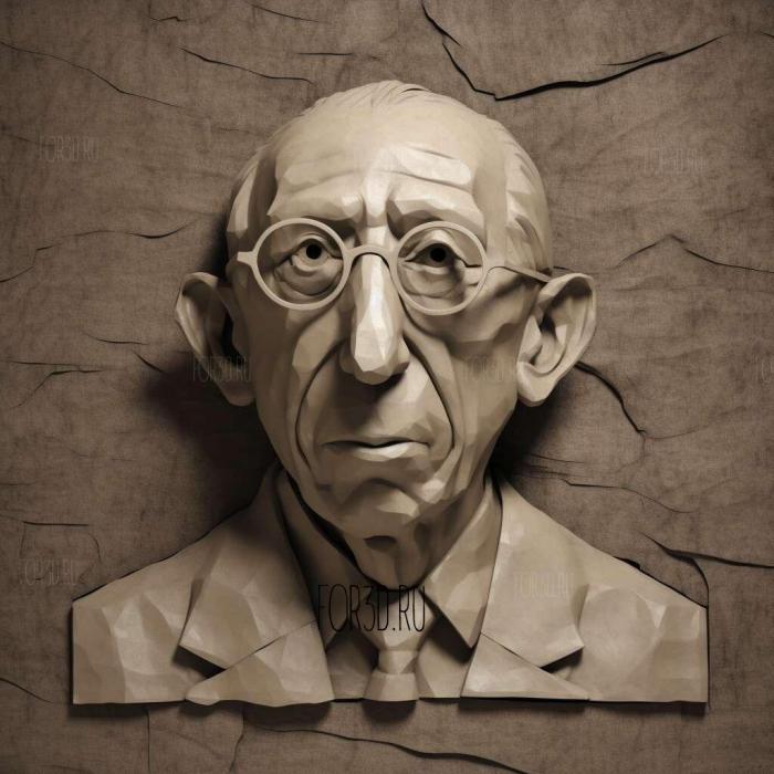 The Russian Empire Igor Stravinsky 4 stl model for CNC