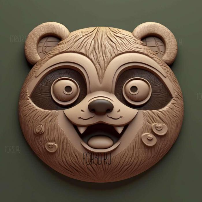 Tom Nook from Animal Crossing 4 stl model for CNC
