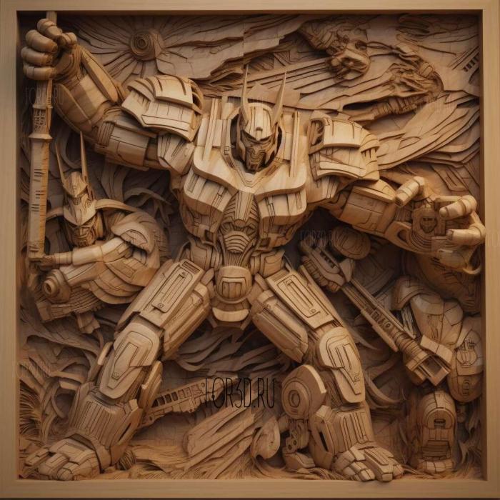 Transformers Ultimate Battle Edition 1 stl model for CNC