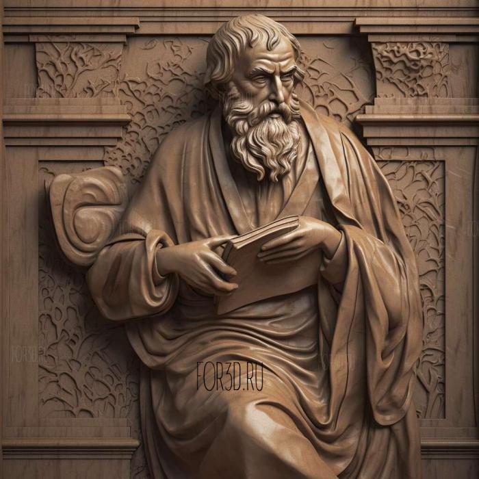 The Apostle Paul 1 3d stl модель для ЧПУ