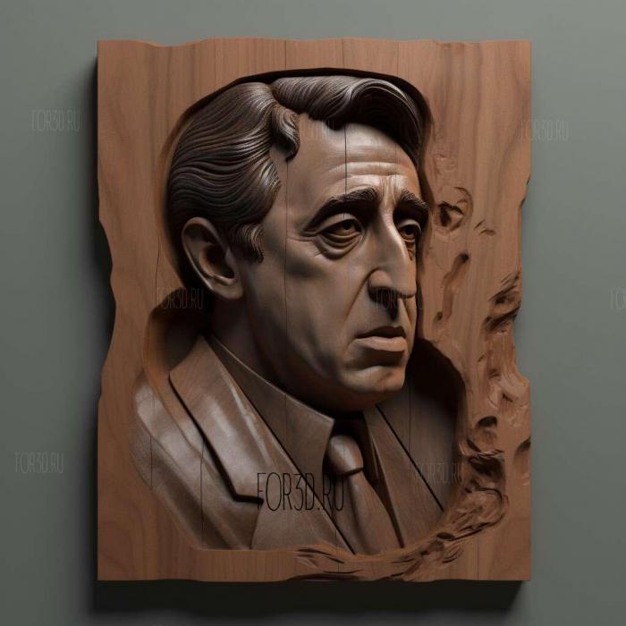 st Michael Corleone The GodfatherAl Pacino 1 stl model for CNC