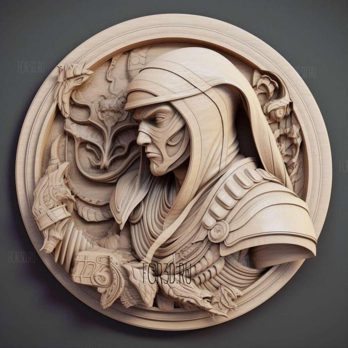 Milina Mortal Kombat 1 stl model for CNC