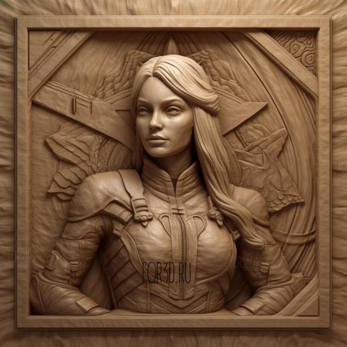stl Stargirl TV series 1 stl model for CNC