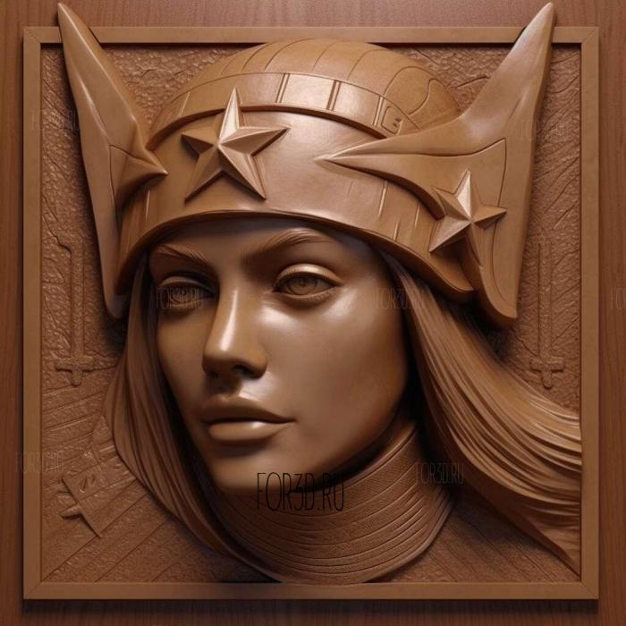 stl Stargirl TV series 3 stl model for CNC