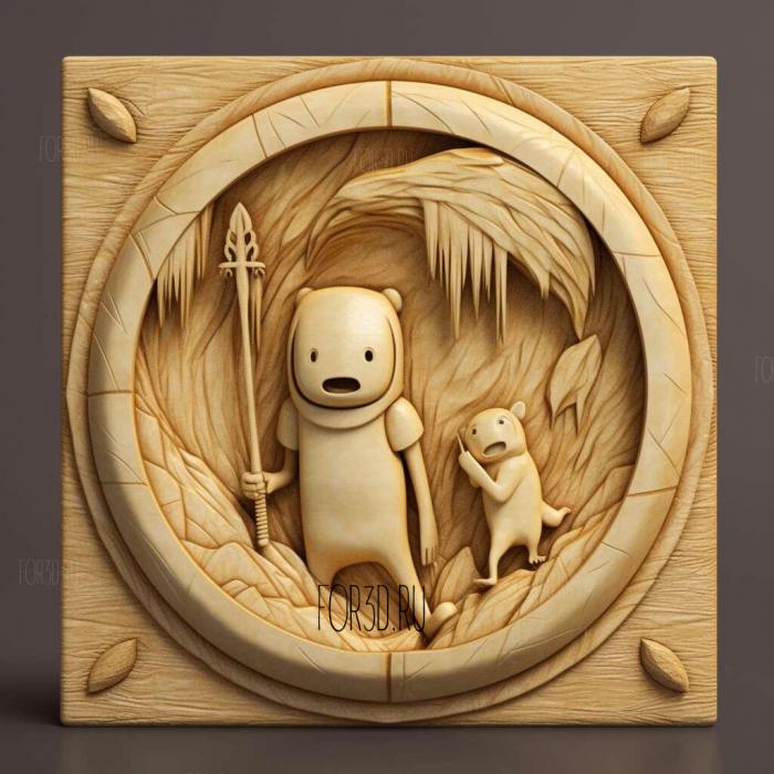 Adventure Time with Finn Jake series 1 stl model for CNC