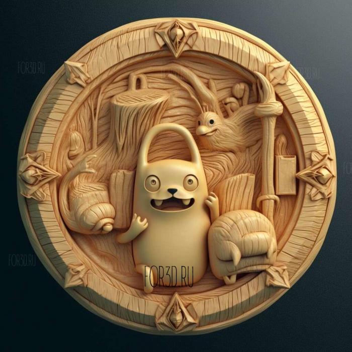Adventure Time with Finn Jake series 4 stl model for CNC