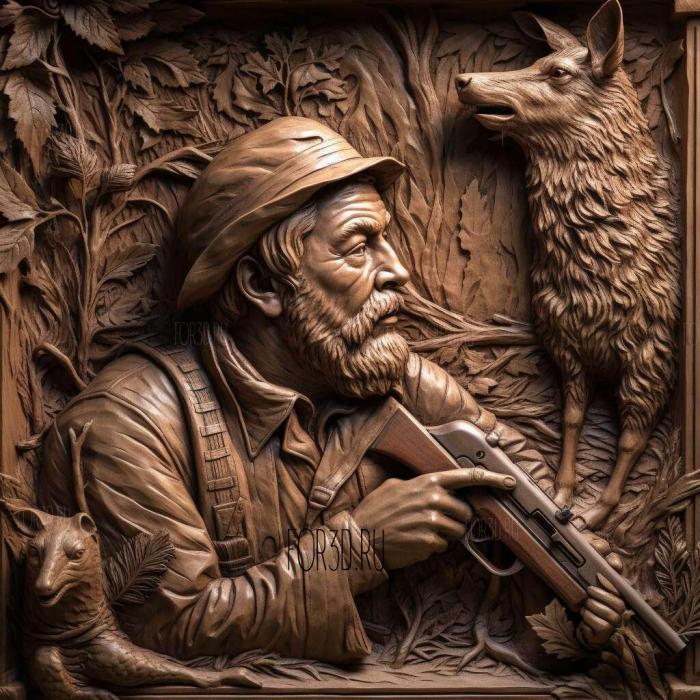stl The Deer Hunter movie 4 stl model for CNC