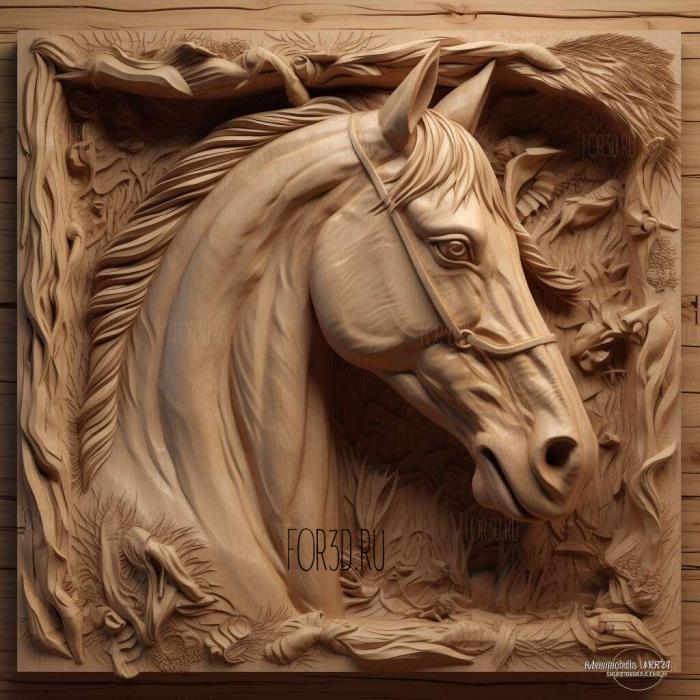stl Spirit Stallion of the Cimarron movie 4 stl model for CNC