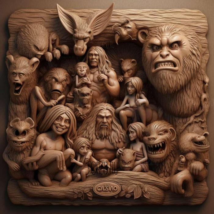 stl The Croods family 2 stl model for CNC
