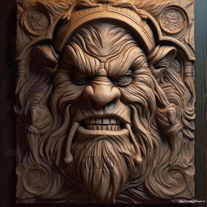stl Trollhunters series 1 stl model for CNC