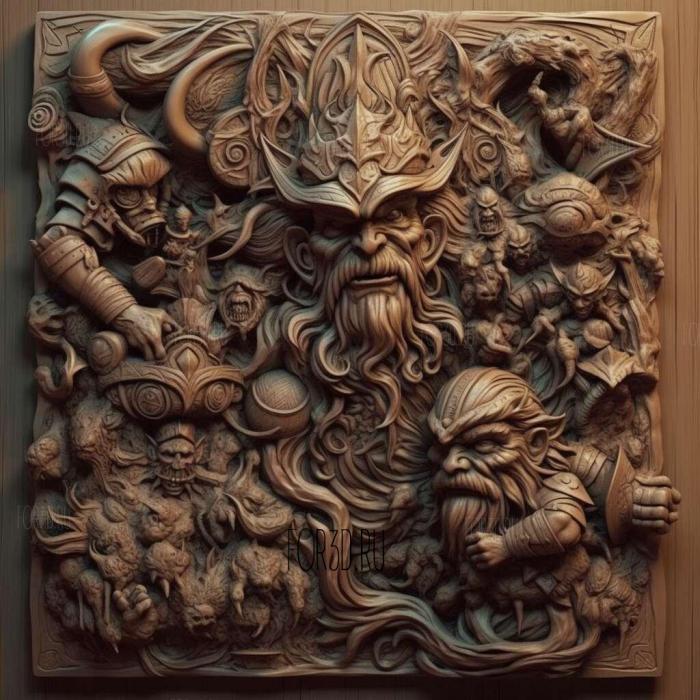 stl Trollhunters series 2 stl model for CNC