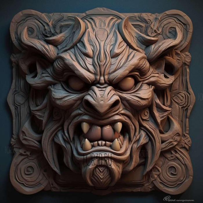 stl Trollhunters series 3 stl model for CNC